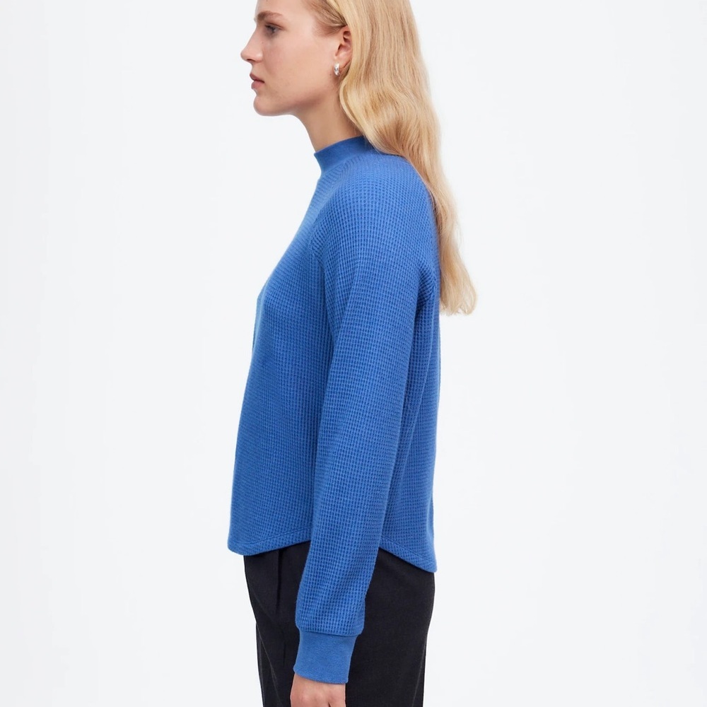 - Madewell Waffle Knit Crew Neck Tee Size 1X - Picture 5 of 10